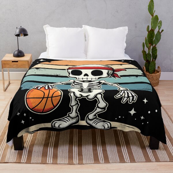 Item preview, Basketball Skeleton Spooky Sports Halloween designed and sold by Quirky Shirts.