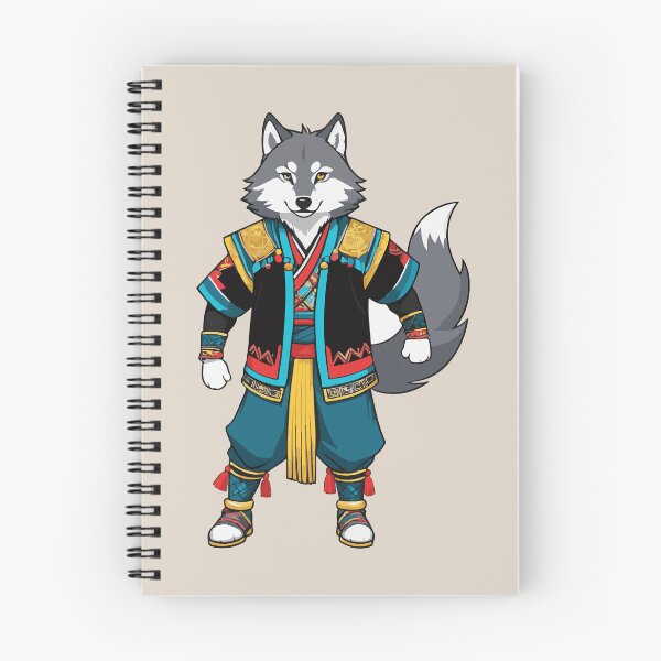 Artikelvorschau, traditioneller asiatischer Grauwolf entworfen und verkauft von Atlantico54.