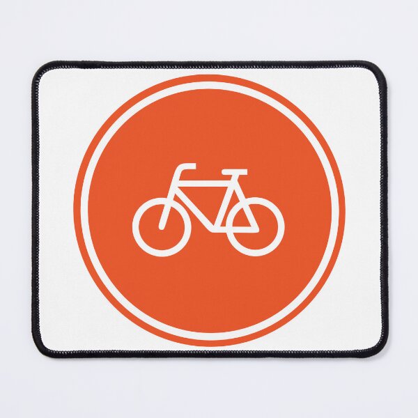 Item preview, Fiets verkeersbord oranje (Dutch Orange Traffic Sign) designed and sold by Glimpse-of-Hope.