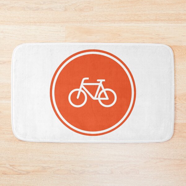 Item preview, Fiets verkeersbord oranje (Dutch Orange Traffic Sign) designed and sold by Glimpse-of-Hope.