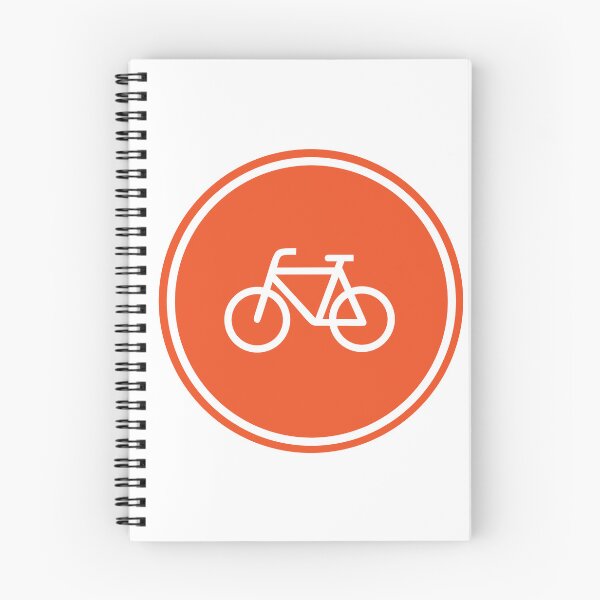 Item preview, Fiets verkeersbord oranje (Dutch Orange Traffic Sign) designed and sold by Glimpse-of-Hope.