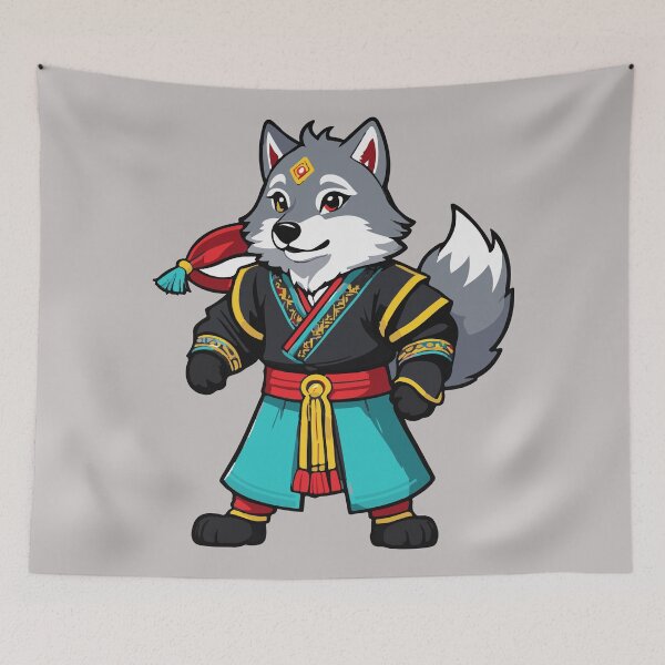 Item preview, asain wolf designed and sold by Atlantico54.