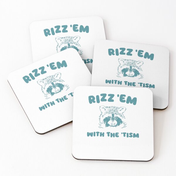 Item preview, Funny Rizz Em With The Tism Vintage Austism Raccoon Meme designed and sold by LeoVargasVelha.