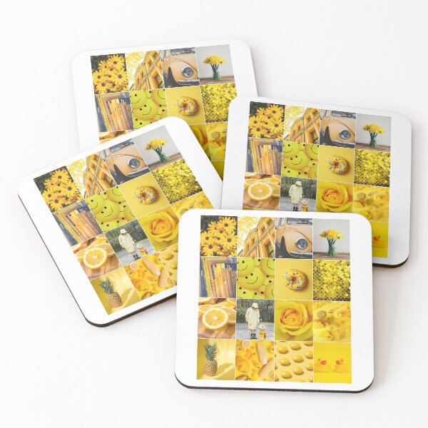 Item preview, Yellow Art Photo Collage designed and sold by ColorfulPrints.