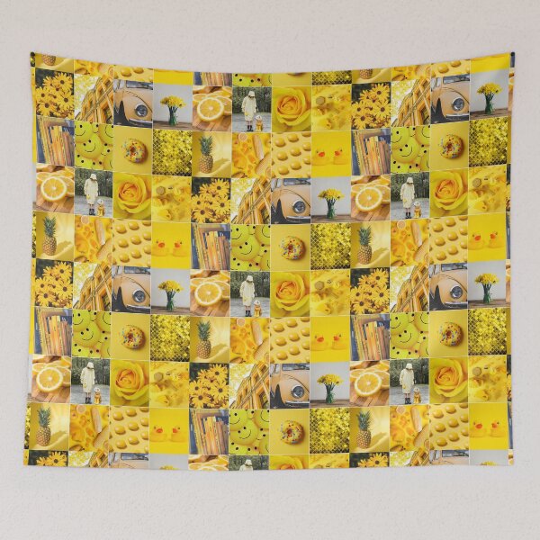 Item preview, Yellow Art Photo Collage designed and sold by ColorfulPrints.