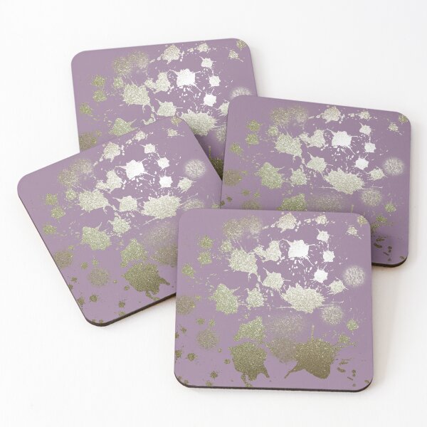 Item preview, Gold Splats / Gold Glitter designed and sold by Victoria Rose.