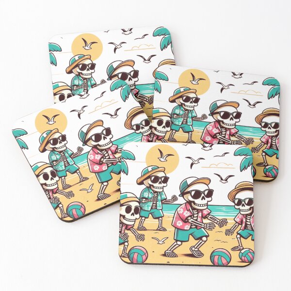 Item preview, "Skeleton Beach Volleyball" designed and sold by taworn.