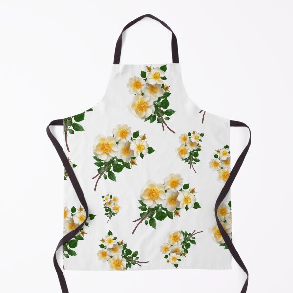 Item preview, White Roses With Stems Pattern designed and sold by HappyHavenStu.
