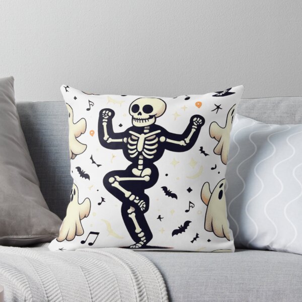 Item preview, "Skeleton Dancing with the Little Ghosts" designed and sold by taworn.