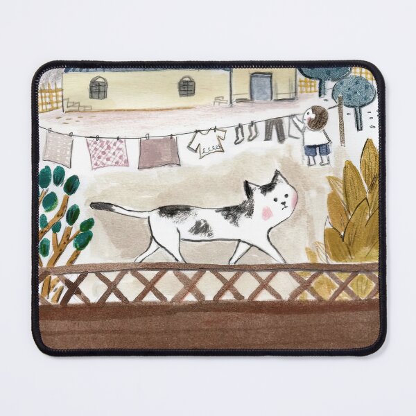 Item preview, Cat and Clothesline designed and sold by Andreaskristen.