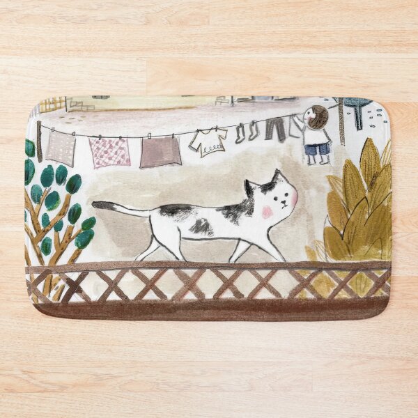 Item preview, Cat and Clothesline designed and sold by Andreaskristen.