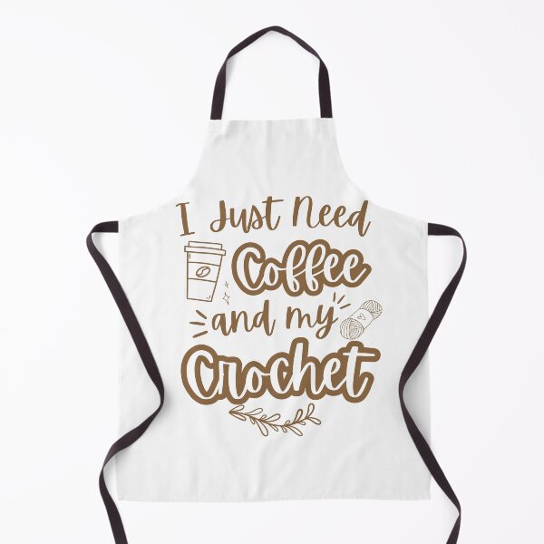 Item preview, I Just Need Coffee And My Crochet designed and sold by thebest-2studio.