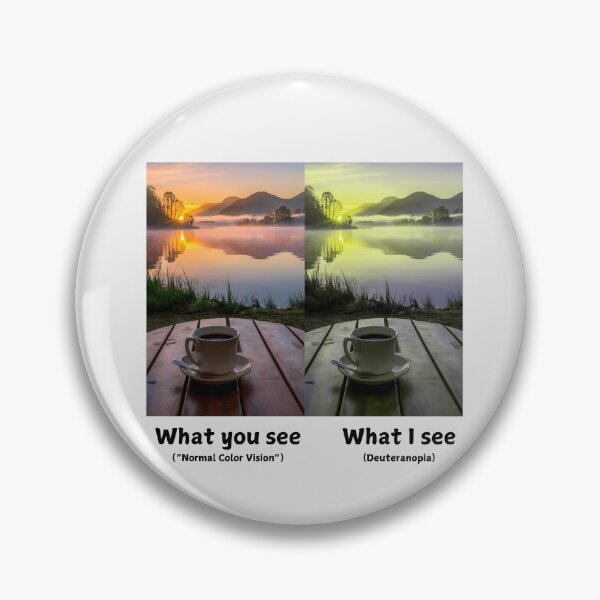 Item preview, Sunset on the Lake: Deuteranopia Awareness Design designed and sold by Expathers.