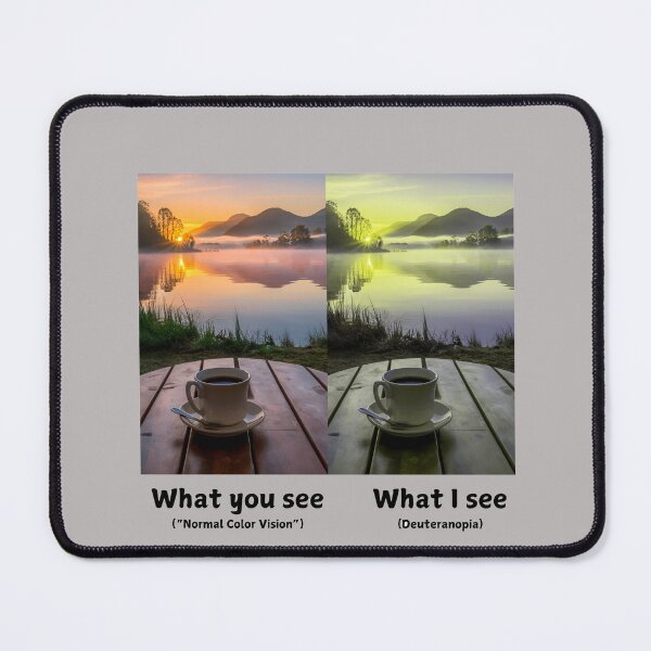 Item preview, Sunset on the Lake: Deuteranopia Awareness Design designed and sold by Expathers.
