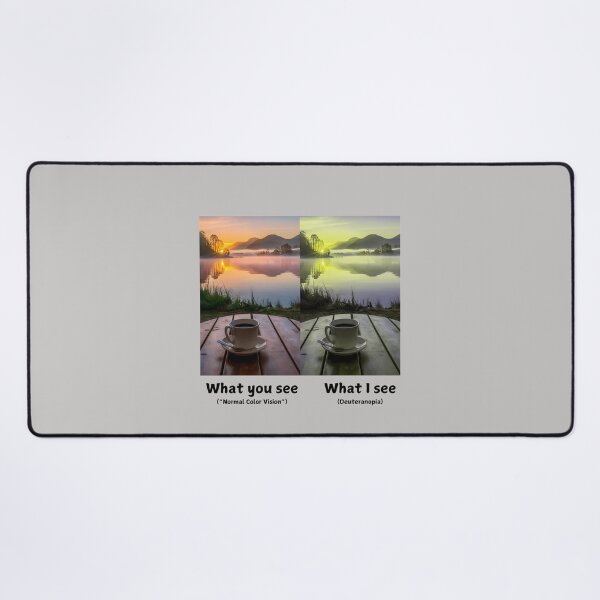 Item preview, Sunset on the Lake: Deuteranopia Awareness Design designed and sold by Expathers.