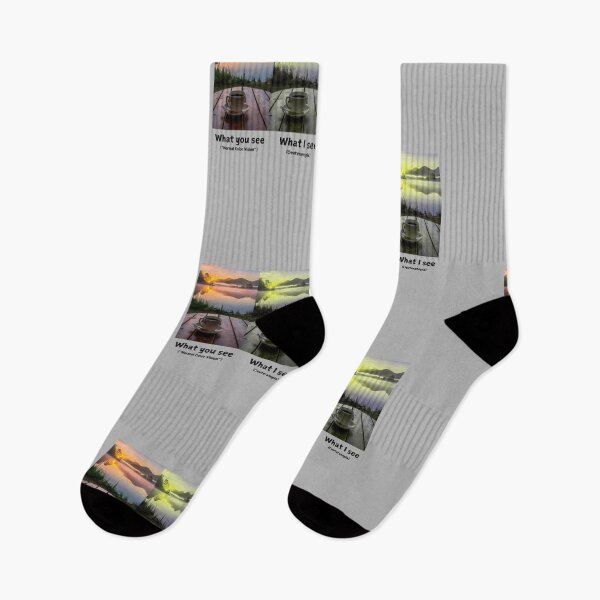 Item preview, Sunset on the Lake: Deuteranopia Awareness Design designed and sold by Expathers.