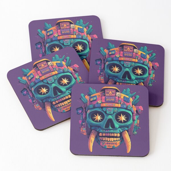 Item preview, Pixelated Past Life: Skull Edition designed and sold by Pujo Design.