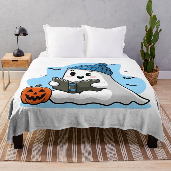 Item preview, Reading by The Friendly ghost halloween pumpkin designed and sold by ArtbySameer.