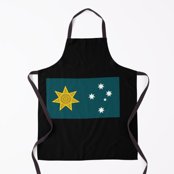 Item preview, Australia Golden Federation Sun flag. teal edition with Southern Cross  designed and sold by Kangaroo Sun.