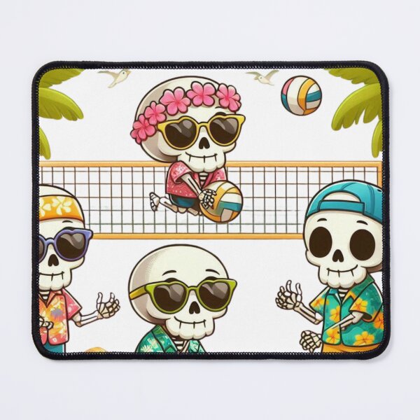 Item preview, "Beach Volleyball Party Skeletons" designed and sold by taworn.