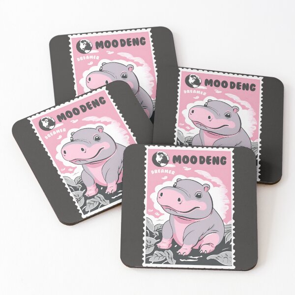 Item preview, Baby Moo Deng Pygmy Hippo Hippopotamus Zoo Keeper Zoological Meme designed and sold by wigobun.