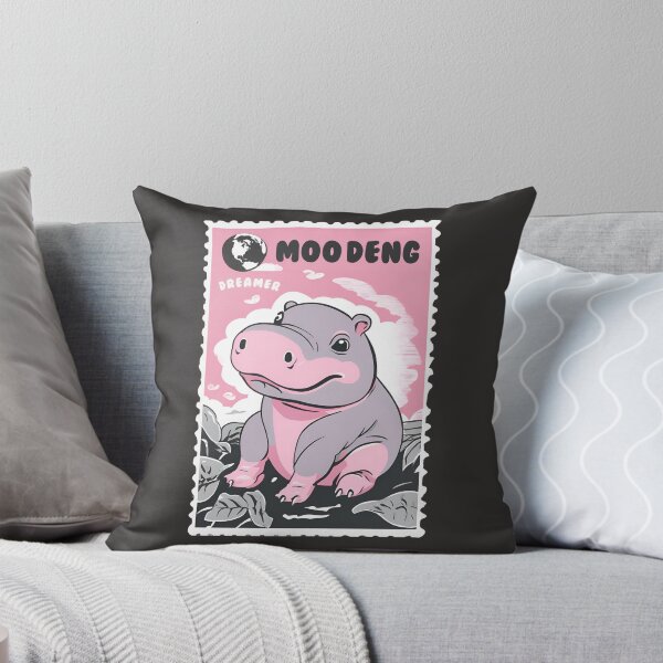 Item preview, Baby Moo Deng Pygmy Hippo Hippopotamus Zoo Keeper Zoological Meme designed and sold by wigobun.