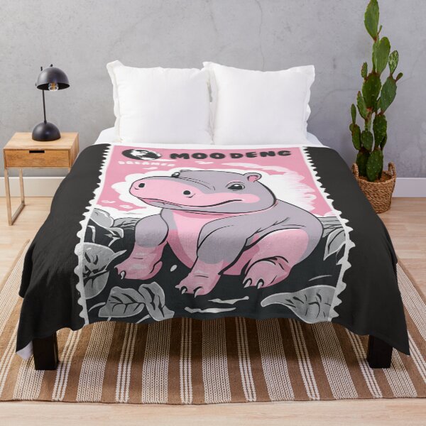 Item preview, Baby Moo Deng Pygmy Hippo Hippopotamus Zoo Keeper Zoological Meme designed and sold by wigobun.