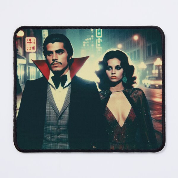 Item preview, Vampire Couple Walking Down City Street designed and sold by boysenberrie.