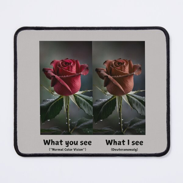 Item preview, A Rose in Different Light: Deuteranomaly Awareness designed and sold by Expathers.
