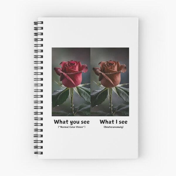 Item preview, A Rose in Different Light: Deuteranomaly Awareness designed and sold by Expathers.
