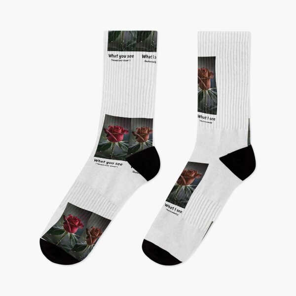 Item preview, A Rose in Different Light: Deuteranomaly Awareness designed and sold by Expathers.