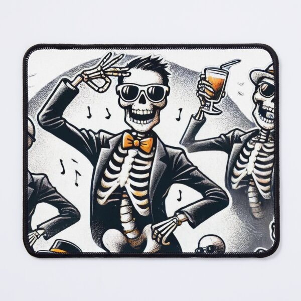 Item preview, "Coolest skeleton at night party" designed and sold by taworn.