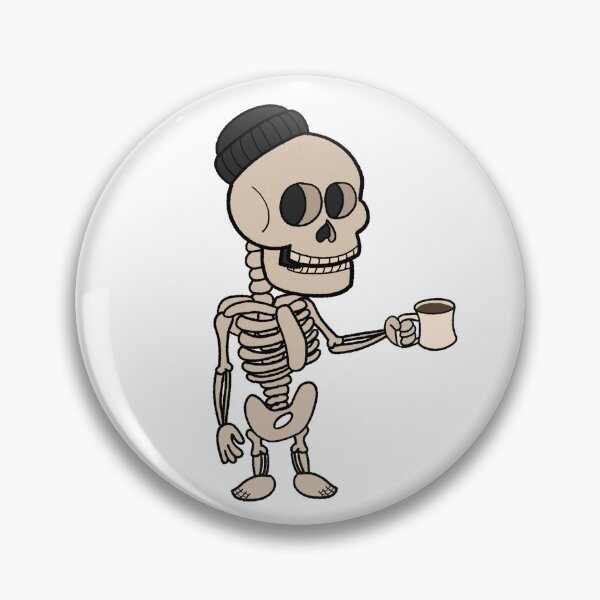Item preview, Skeleton Morning Coffee designed and sold by RaicesGraphics.