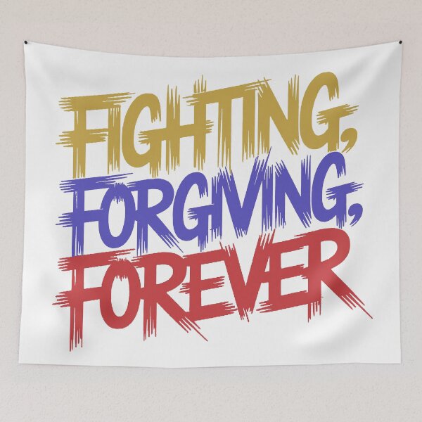 Item preview, Fighting, Forgiving, Forever – The Power of Sisterhood designed and sold by VYBE DARK Studio.