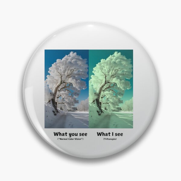 Item preview, Winter's Splendor: Tritanopia Awareness Snowy Landscape designed and sold by Expathers.