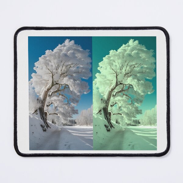 Item preview, Winter's Splendor: Tritanopia Awareness Snowy Landscape designed and sold by Expathers.