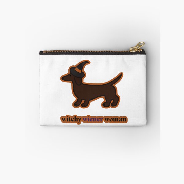 Item preview, Witchy Wiener Woman- Red Dachshund Black/Orange designed and sold by NDeYoungLLC.