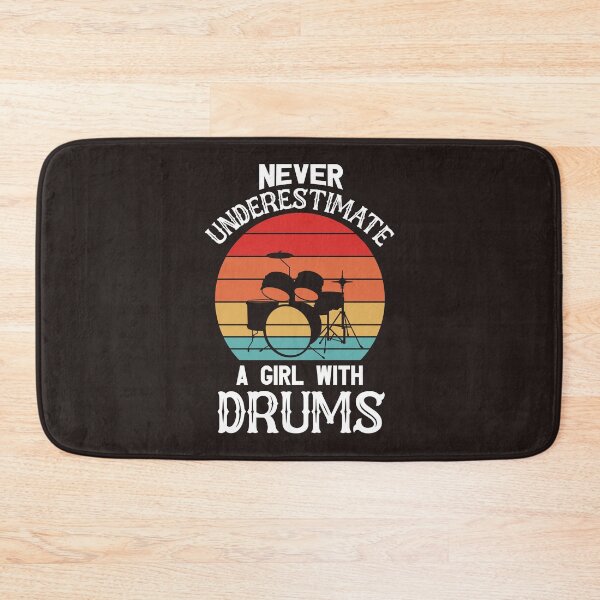 Item preview, Never Underestimate a Girl with Drums designed and sold by KTDesigns4U.