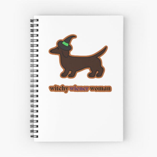 Item preview, Witchy Wiener Woman- Red Dachshund Black/Green designed and sold by NDeYoungLLC.