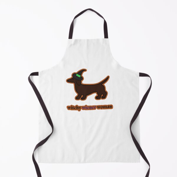 Item preview, Witchy Wiener Woman- Red Dachshund Black/Green designed and sold by NDeYoungLLC.