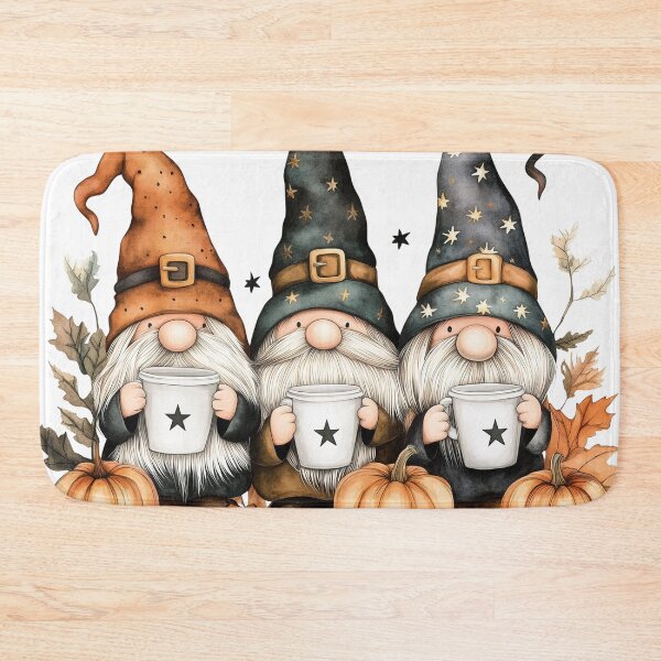 Item preview, Halloween Gnome Trio with Mugs designed and sold by Fab-Haven.