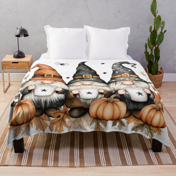 Item preview, Halloween Gnome Trio with Mugs designed and sold by Fab-Haven.