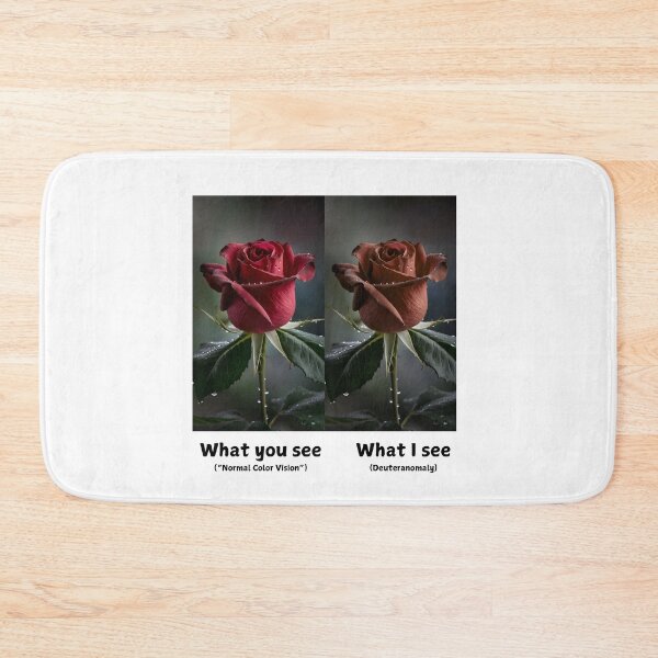 Item preview, A Rose in Different Light: Deuteranomaly Awareness designed and sold by Expathers.