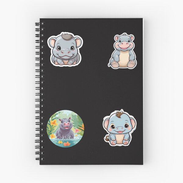 Item preview, Baby Pygmy Hippopotamus HD Sticker Set / T Shirt designed and sold by Designsleashed.