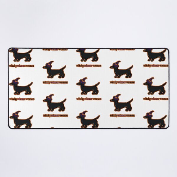 Item preview, Witchy Wiener Woman- Black Dachshund Purple/Orange designed and sold by NDeYoungLLC.