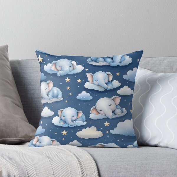 Item preview, Sleepy Baby Elephants pattern designed and sold by kokaikankosana.