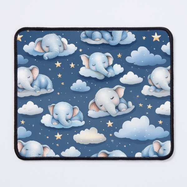 Item preview, Sleepy Baby Elephants pattern designed and sold by kokaikankosana.