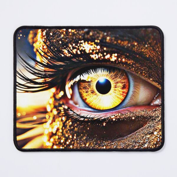 Item preview, Golden Gaze: The Eye of Infinite Light designed and sold by Pixelplanetdesigns.