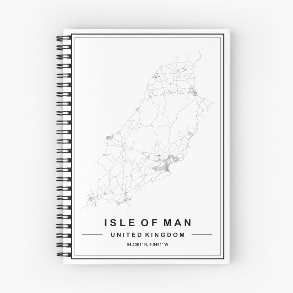 Item preview, Isle Of Man Map designed and sold by SHAMPAIN-ART-CO.