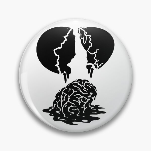 Item preview, Scrambled Thoughts | Creative Burnout Vibes | Quirky Concept Art-negative designed and sold by LordRegCreates.